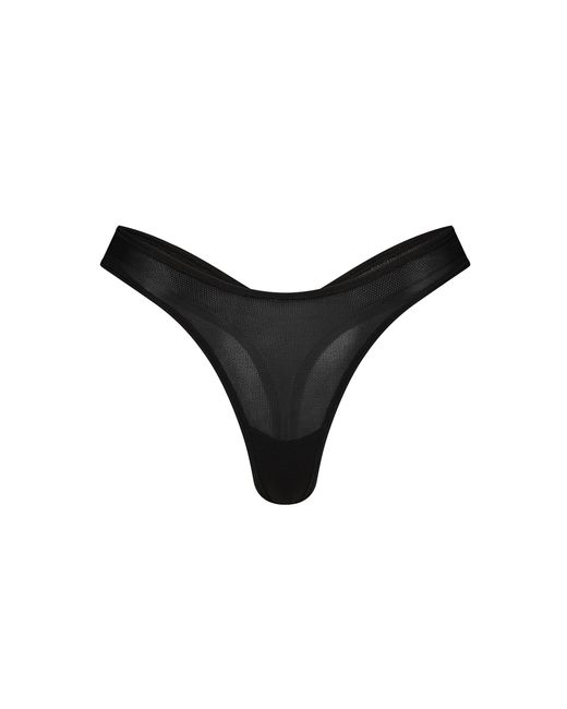 NEGATIVE Black Sieve Dipped Thong