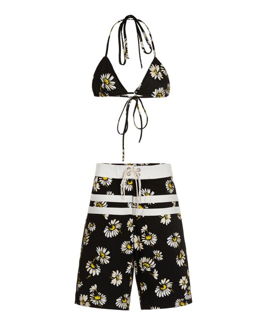 R13 Daisy print Surf Set Lyst