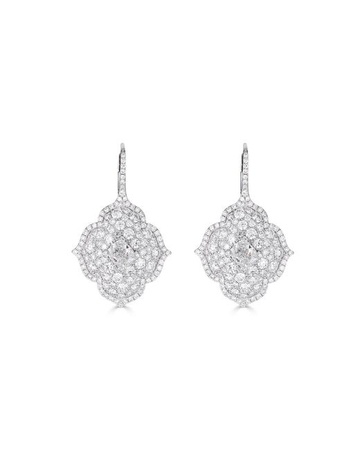Piranesi White Pasha Drop Earrings