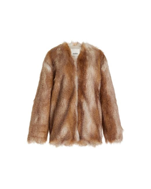 Isabel Marant Brown Aglae Coat