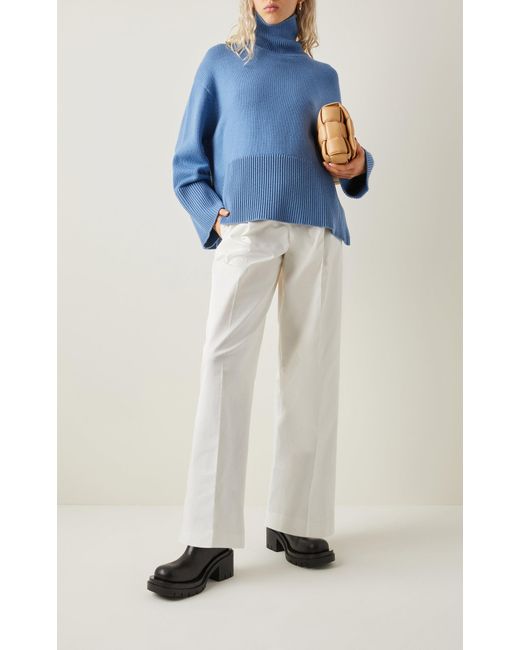 Oversized cotton cheap turtleneck sweater