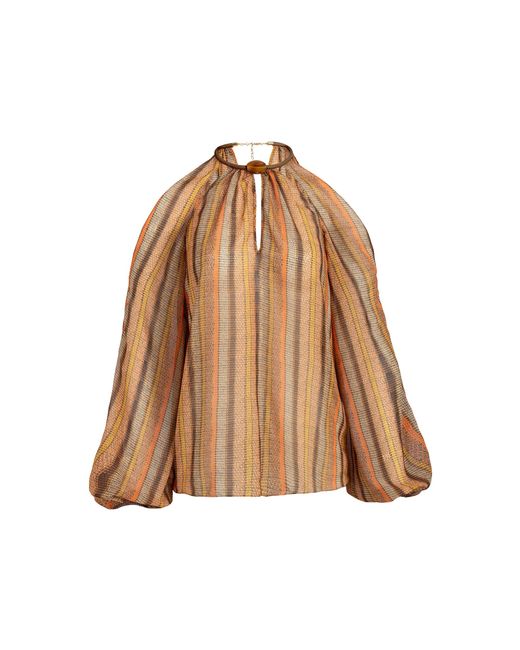 Silvia Tcherassi Brown Ona Top