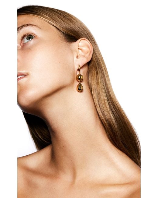 LIE STUDIO Metallic The Cathrine 18k Gold-plated Earrings