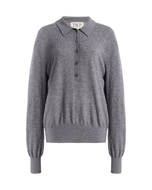 Twp Gray Uma Cashmere Henley