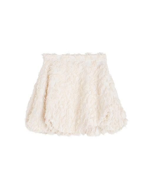By Malene Birger Natural Brey Cotton-Blend Mini Skirt