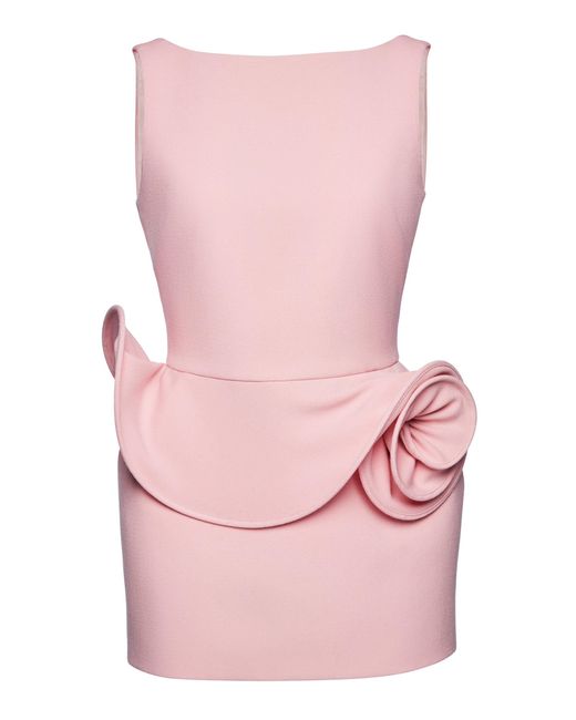 strapless open back dress Dusty Pink Sparkle Wedding Dress – daisystyledress