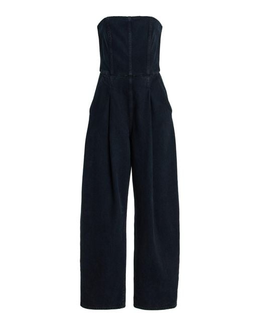 Agolde Blue Agyness Denim Jumpsuit