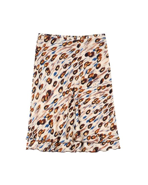 Siedres White Colette Printed Skirt