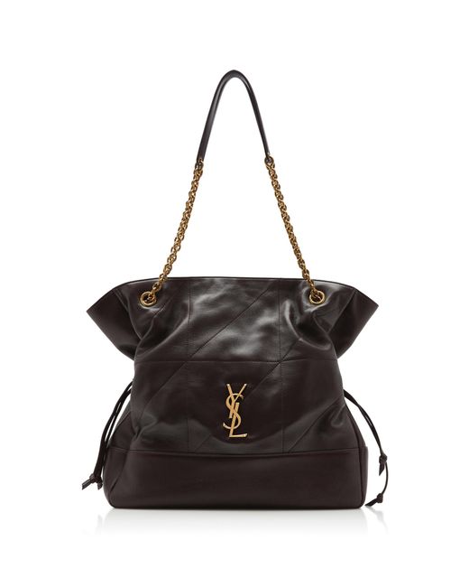 Saint Laurent Black Jamie Leather Shopping Bag
