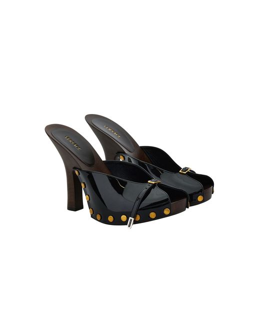 Versace Black Clog