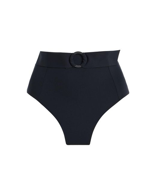 Max Mara Blue Matte Technical Culotte Bikini Bottom