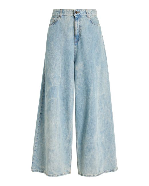 Haikure Blue Big Bethany Oversized Wide-leg Jeans