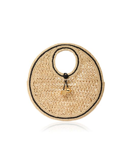 Jacquemus Metallic Le Petit Rond Spiaggia Clutch Bag