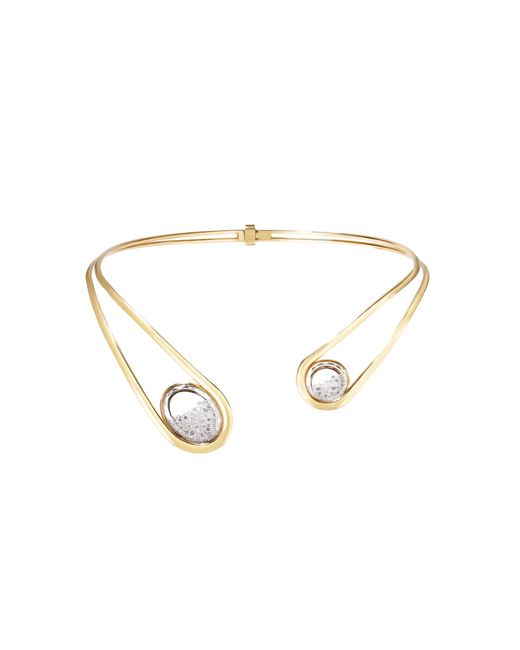 Moritz Glik Metallic Cascavel 18K And Diamond Choker
