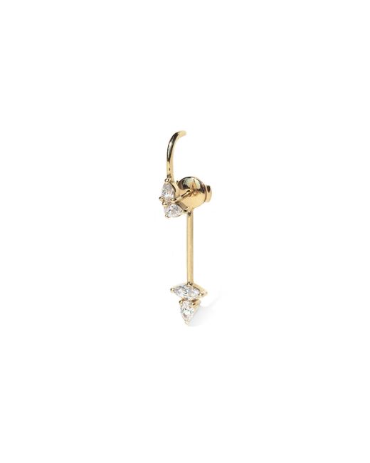 KATKIM Metallic 18K Allora Petite Single Ear Pin