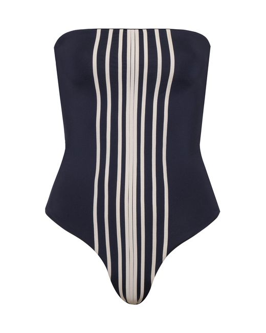 ANDRES OTALORA Blue Puerto Sereno One-Piece Swimsuit