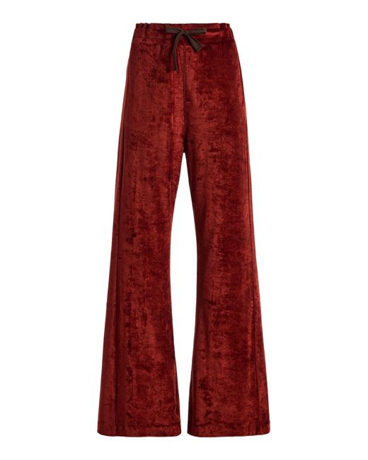 Sanderlak Velvet Flared Pants
