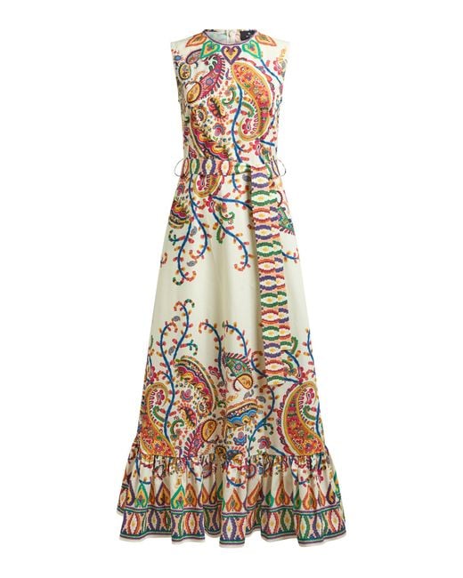 Etro Natural Cotton Maxi Dress