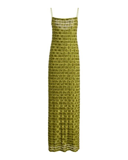 Arcina Ori Green Exclusive Stevie Sequined Maxi Dress