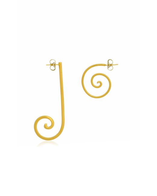 CANO Metallic Unpe 24K-Plated Earrings