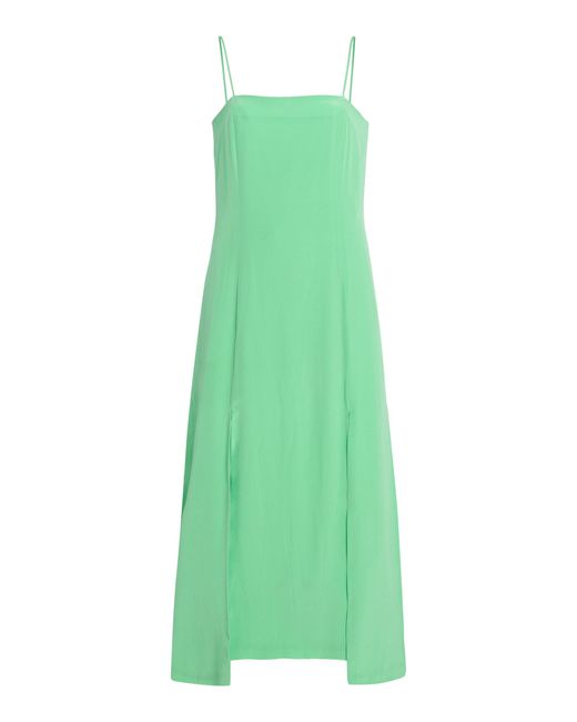 Kamperett Green Exclusive Theodora Silk Slip Dress