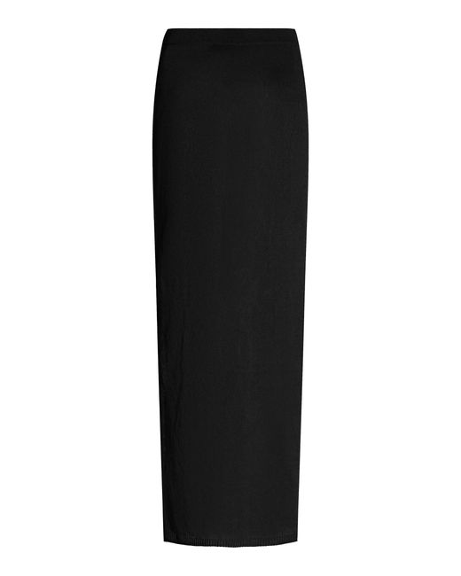 Solid & Striped Black X Sofia Richie Grainge Exclusive The Freda Cotton Maxi Skirt