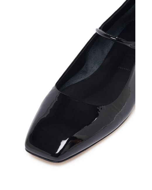 patent mary jane flats