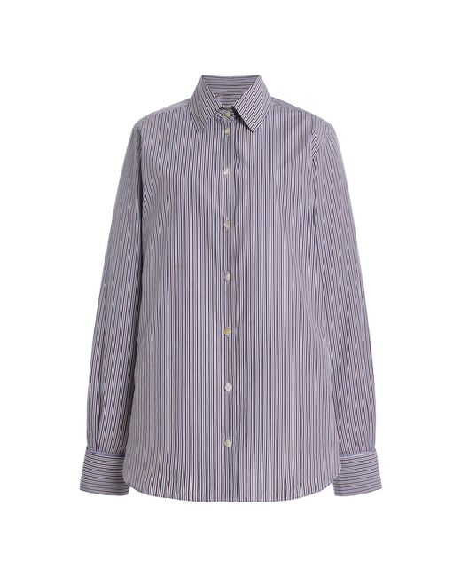 AMIYA Purple Britannia Cotton Shirt