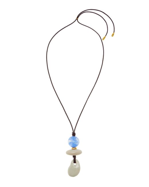 Lizzie Fortunato Blue Museo Cord Ii Necklace