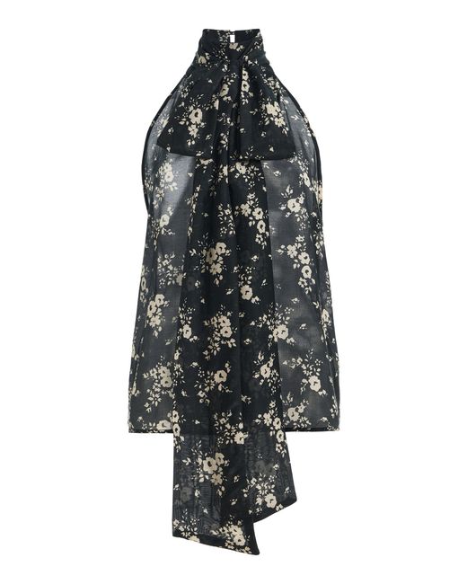 Franchise Black Susan Cotton-Silk Blouse