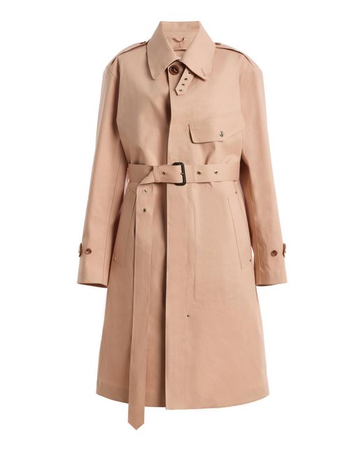 Ulla Johnson Natural Sloane Cotton Trench Coat