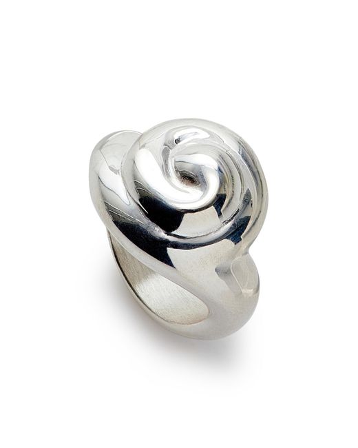 Louis Abel Metallic Uzu Recycled Sterling Silver Ring