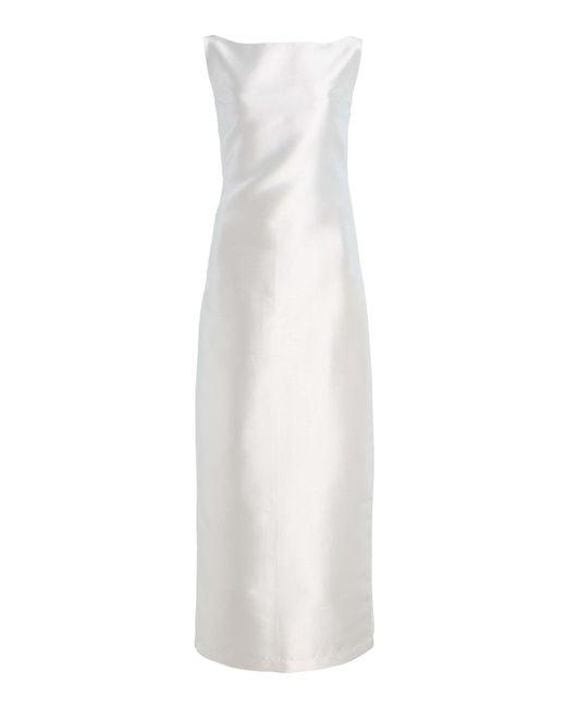 Marlies Grace White Exclusive Gigi Twill Midi Dress