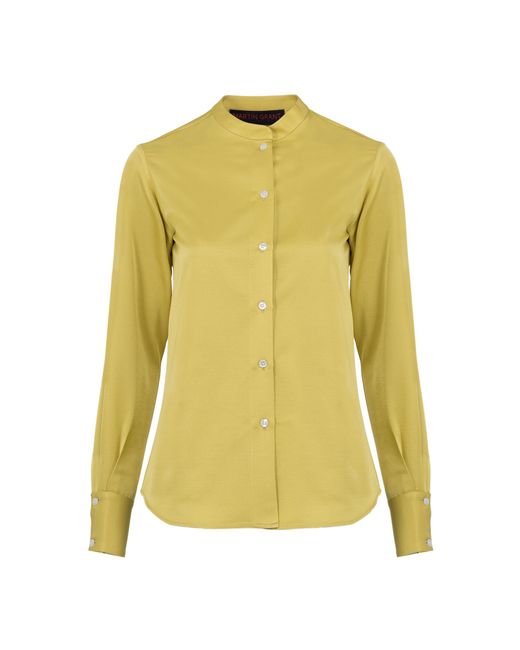 Martin Grant Yellow Classic Cut Wool Top