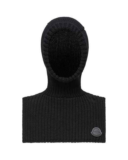 Moncler Genius Black X Ee72 By Edward Enninful Wool Balaclava