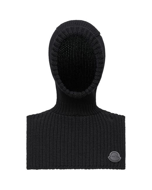 Moncler Genius Black X Ee72 By Edward Enninful Wool Balaclava