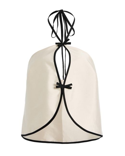 Marlies Grace Black Exclusive Celeste Taffeta Halter Top
