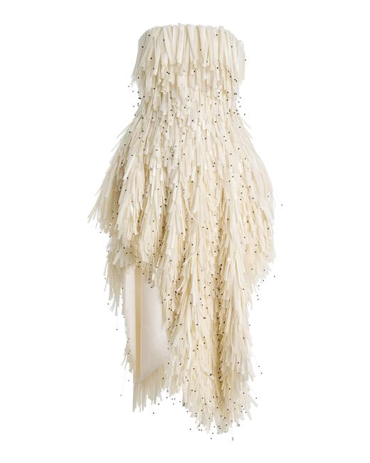 Jonathan Simkhai Natural Brooklyn Bustier Midi Dress