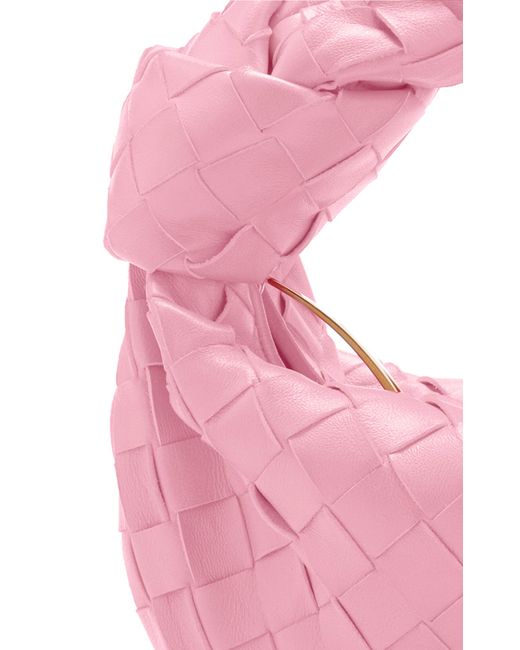 Bottega Veneta Pink The Mini Jodie Leather Bag