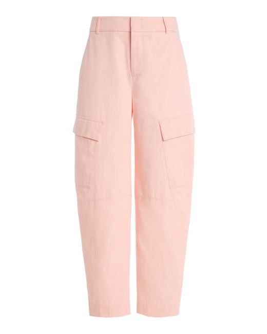 Another Tomorrow Pink Exclusive Cargo Pants