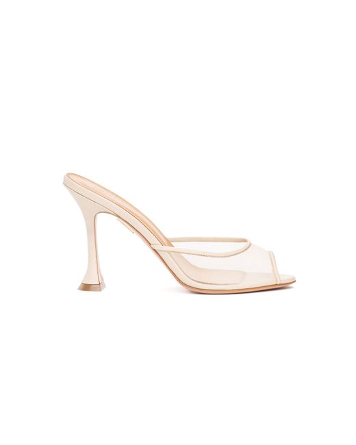 Britt Netta White Giada Mesh Mules
