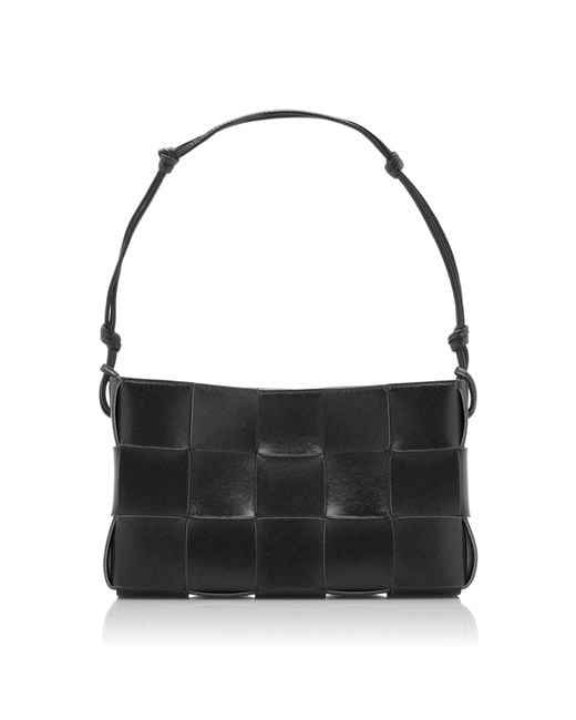 Bottega Veneta Black Pochette Leather Bag