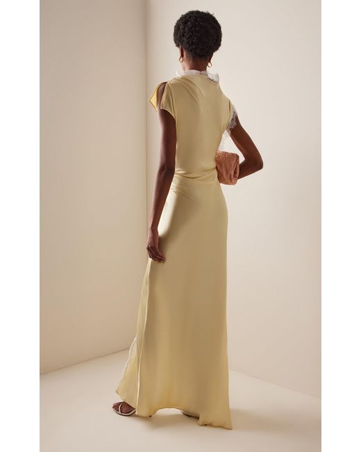 chinese dress ladies Anna Quan Elena Dress in Taupe w/ Black Lace  Coco & Lola