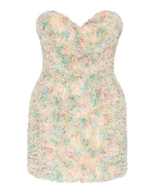 Zimmermann Yellow Clash Fluff Mini Dress