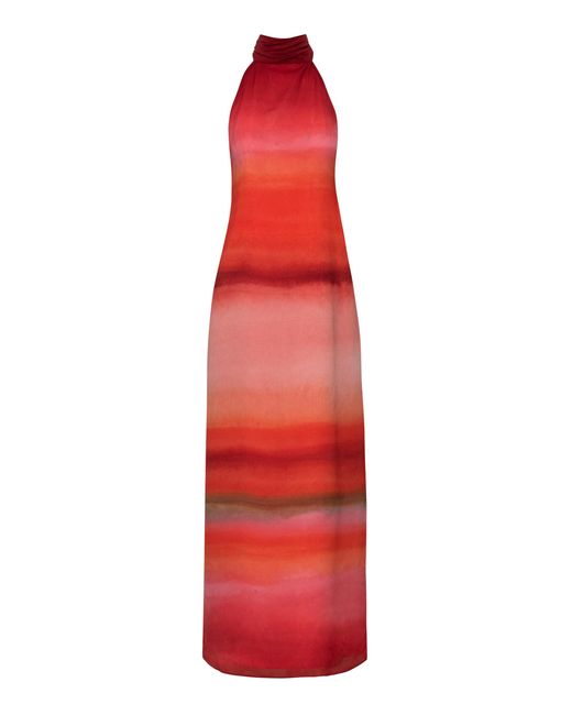 Baobab Red Rocoto Midi Dress