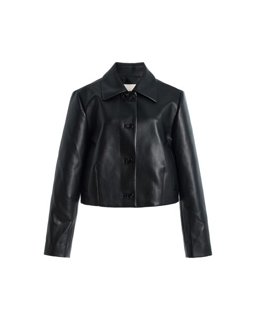 FAVORITE DAUGHTER Black The Small Town Girl Leather Jacket