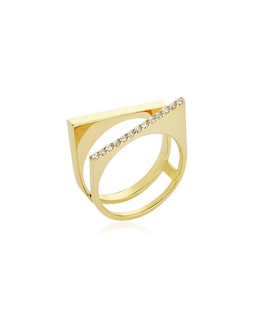 Her Story Metallic 14K Diamond Ring