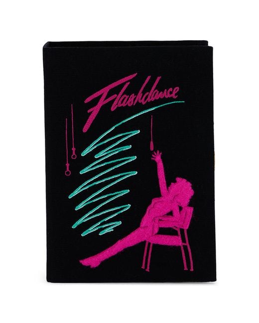 Olympia Le-Tan Black Flashdance Clutch