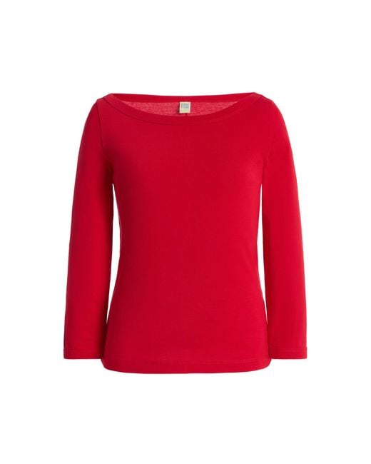 Flore Flore Red Steffi Cotton T-Shirt
