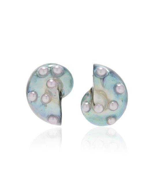 Isshi Blue Molluskara Earrings